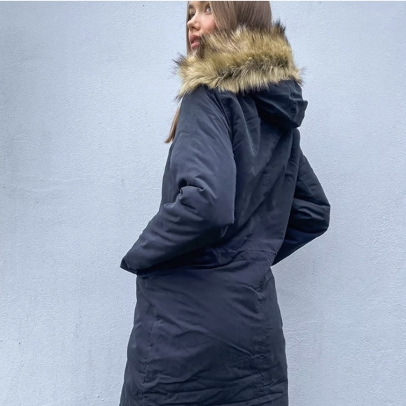 Abercrombie and Fitch Sherpa Lined Military Jacket - Picture 3 of 4